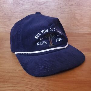 Katin Corduroy Snapback Rope Hat See You Out There 1954 Surf Blue Embroidered